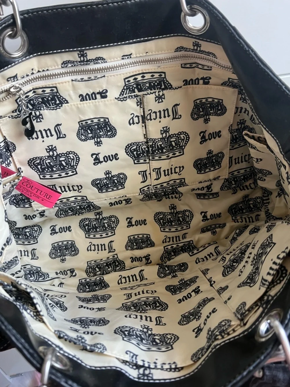 Juicy Couture Brown 'Couture Baby - Enfant de Juicy' vintage Tote